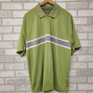 Eddie Bauer Striped Polo Shirt Men's Size XL